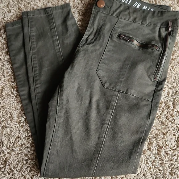 Cotton On Womans Olive Green Pants Size 8 - Picture 1 of 10